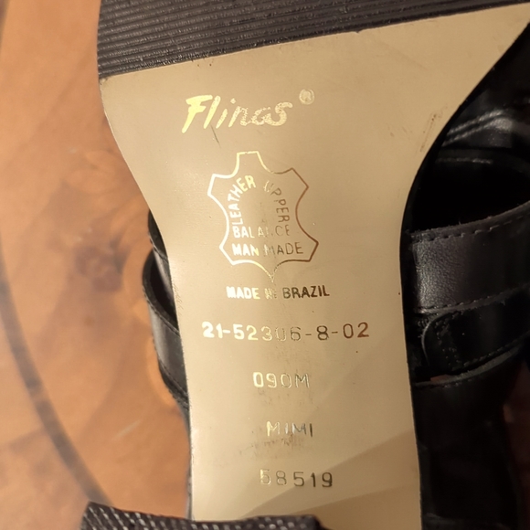 Flings by Macy's Black Heeled Sandals Size 9 M - Picture 7 of 8